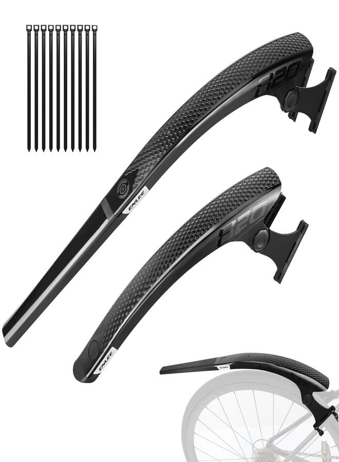FOMAS Bike Fender Set Mudguard Front and Rear Waterproof Detachabale Adjustable Mud Guard for Universal Road Gravel Bicycle 700 x 32-50C - Image 1