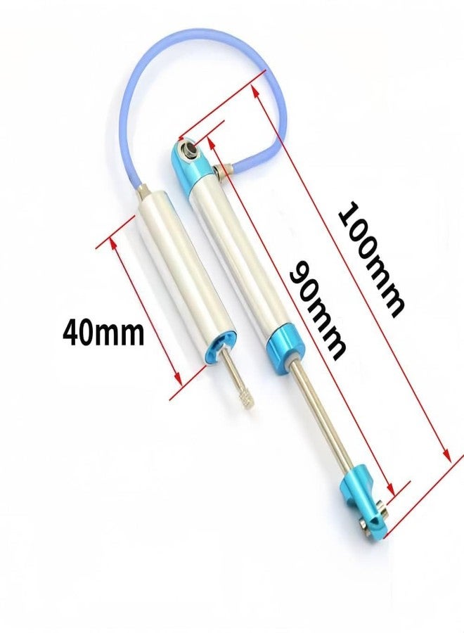 YSKMLOLP RC Car Shocks,2Pcs Negative Pressure Piggyback Shock Absorber For 1/10 RC Crawler Car Axial SCX10 RR10 Wraith CAPRA Traxxas TRX4 (90mm) - Image 2