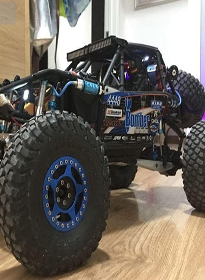 YSKMLOLP RC Car Shocks,2Pcs Negative Pressure Piggyback Shock Absorber For 1/10 RC Crawler Car Axial SCX10 RR10 Wraith CAPRA Traxxas TRX4 (90mm) - Image 5