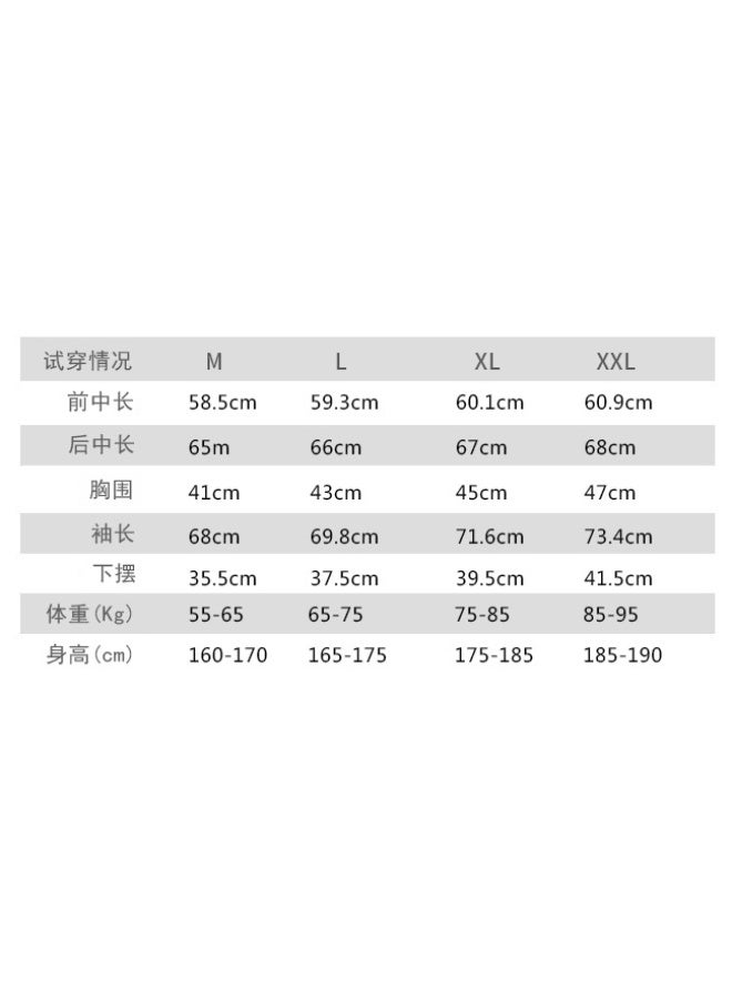 Men's Long Sleeve Fitness Print T Shirt Running Training Sports Tights Tops Fast Drying Elastic Sportswear Tees - Image 2