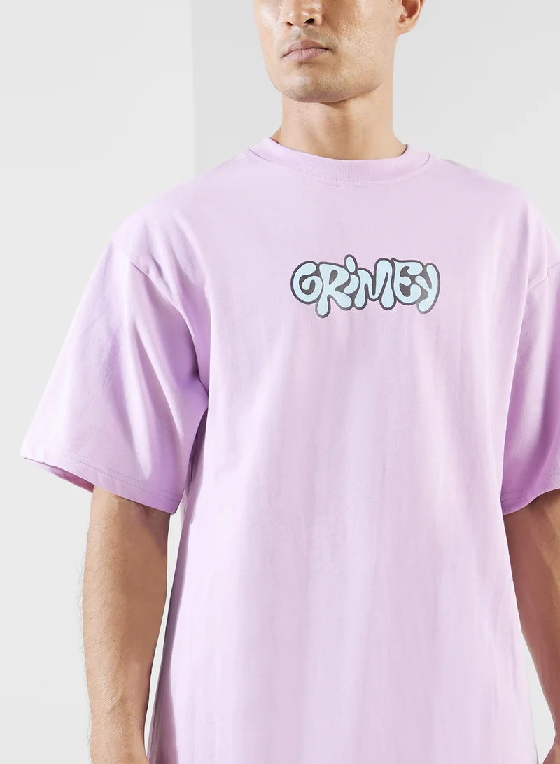 جرايمي Bloodsucker Oversized Heavyweight T-Shirt