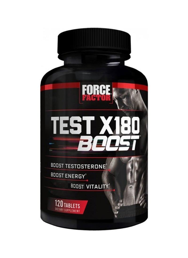 Force Factor Test X180 Boost For Energy And Vitality 120 Tablets  - Image 1