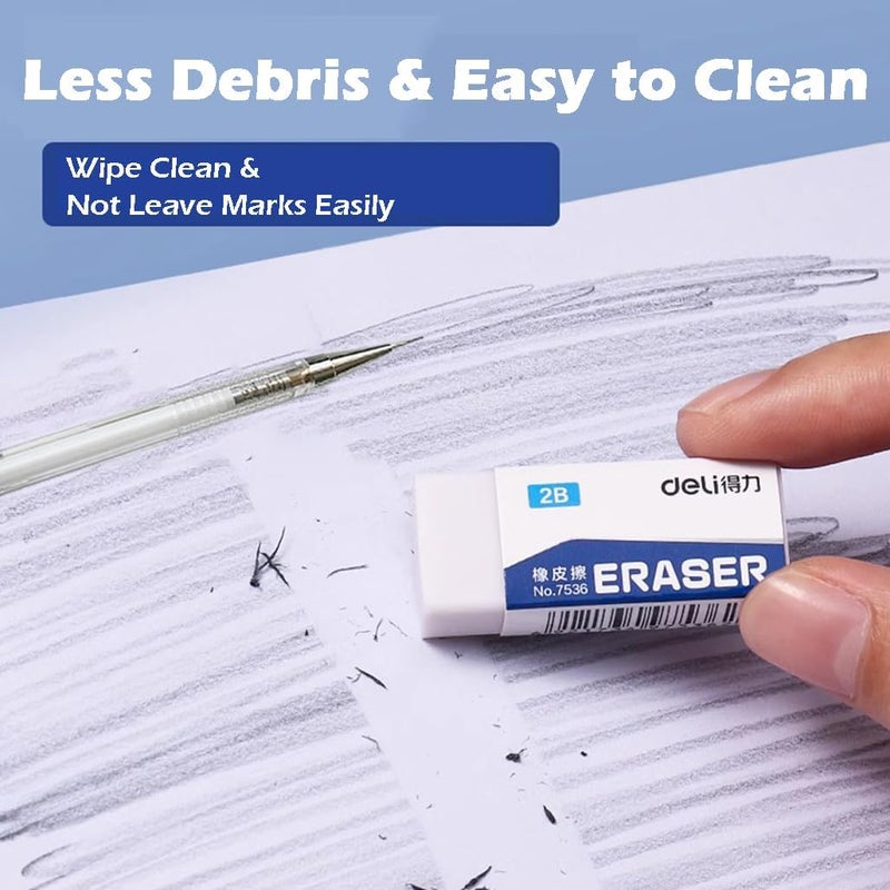 Goodern Mechanical Pencil Set,4 Pcs Transparent Pencils 0.3, 0.5, 0.7, 0.9 Mm With 4 Boxes Of Hb Pencil Lead,2 Pcs Erasers,Automatic Clutch Drafting Sketching Pencil,School Supply For Writing Drawing - Image 4