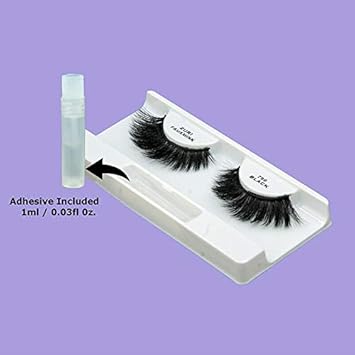 ZURI Fauxmink False Eyelashes XD8D XDimensional Natural False Lashes False Eyelashes Natural Look Thick Eyelashes With Lash Applicator Natural Eyelashes with Glue Mink Eyelashes Style 799 - Image 2