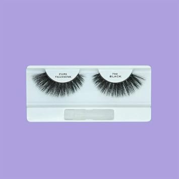 ZURI Fauxmink False Eyelashes XD8D XDimensional Natural False Lashes False Eyelashes Natural Look Thick Eyelashes With Lash Applicator Natural Eyelashes with Glue Mink Eyelashes Style 799 - Image 3
