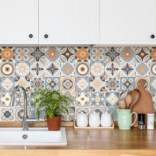 Barebeauty 60CM X 200CM Kitchen Wallpaper Oil Proof, Waterproof self-Adhesive Wall Stickers for Kitchen Anti-Mold and Heat Resistant Aluminium Backsplash Wallpaper (Pack of 2) - Image 2