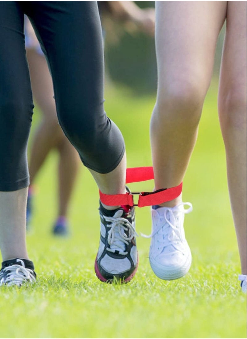 SYOSI - Legged Race Bands Tie Rope 6 Pcs 3 Legged Race Bands for Kids Adults Birthday Carnival Party Field Day Outdoor Three Legged Relay Race Family Games - Image 1