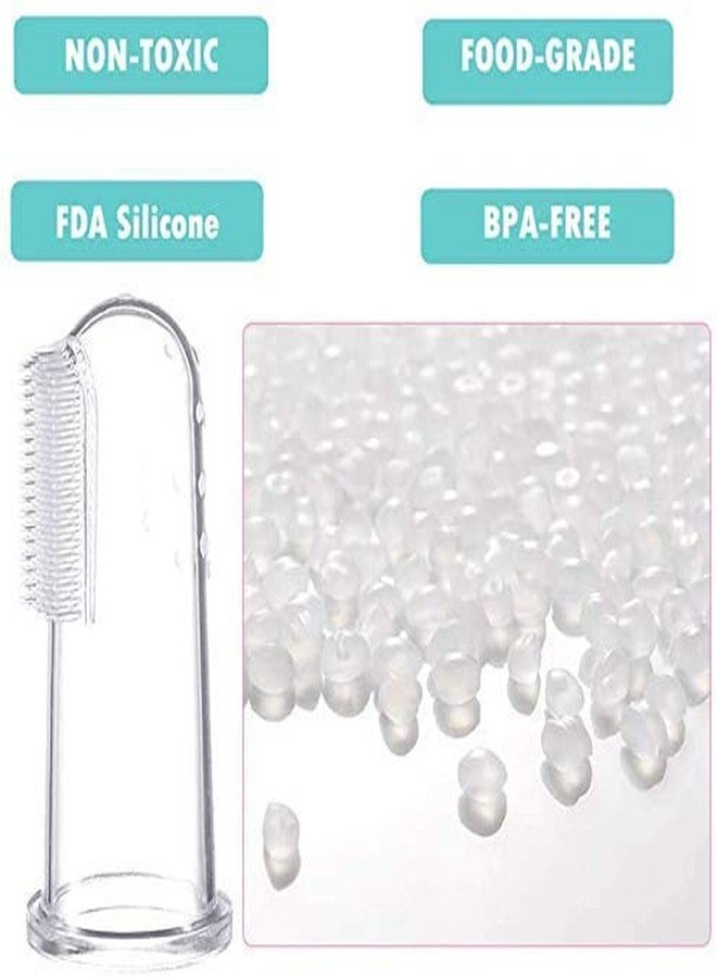 Roforuf Baby Silicone Feeding & Teething Set | Soft BPA-Free Food & Fruit Feeder Pacifier Nibbler, Fruit Shape Teether Toy, Finger Toothbrush, Squeezy Feeder Spoon Bottle (90ml) & Waterproof Bibs for 3-12 Months Infants (Pack of 5 Green) - Image 4