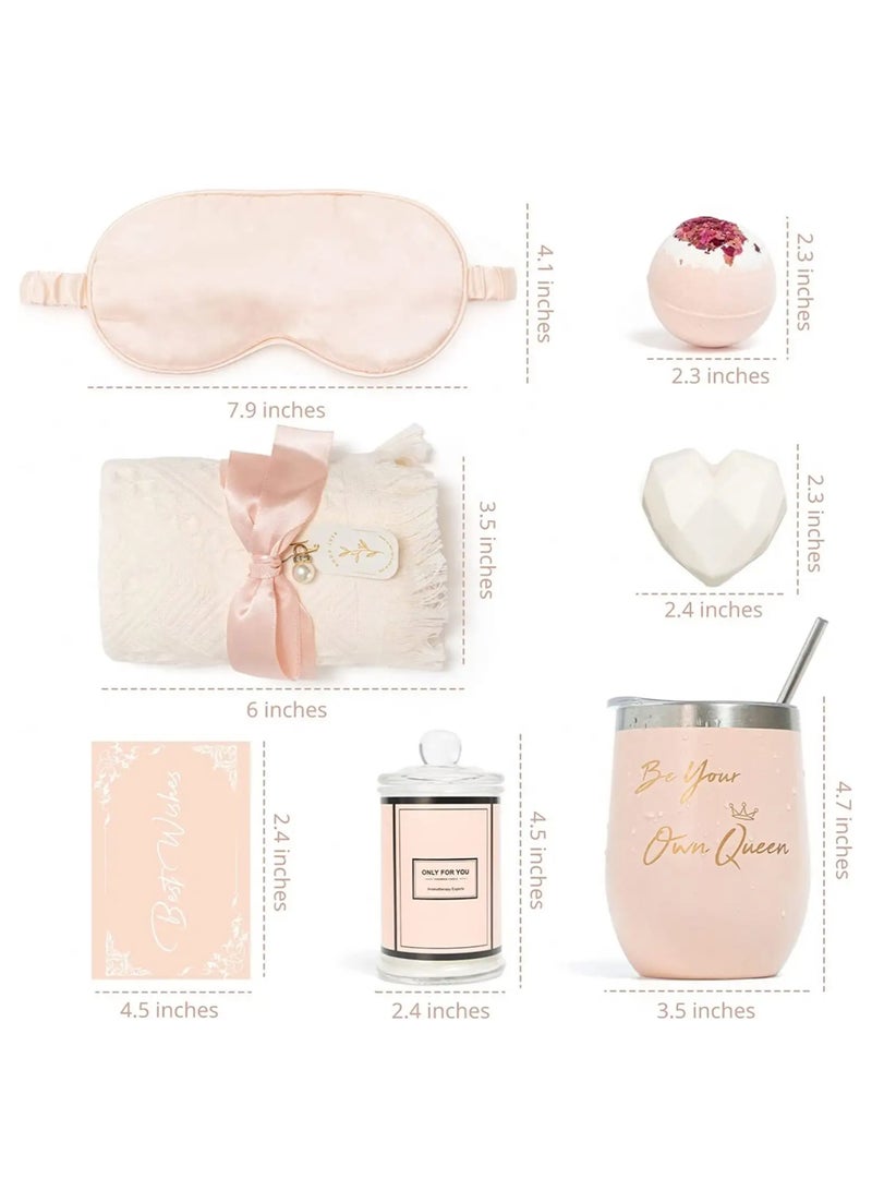 Remy Belle Gifts Basket for Women - Birthday Gift Mom Box Set Contains 9 Items Inspirational Gift,Relaxing Spa Care Package for Mother Friendship, Friend Gifts for Wife  - Image 3