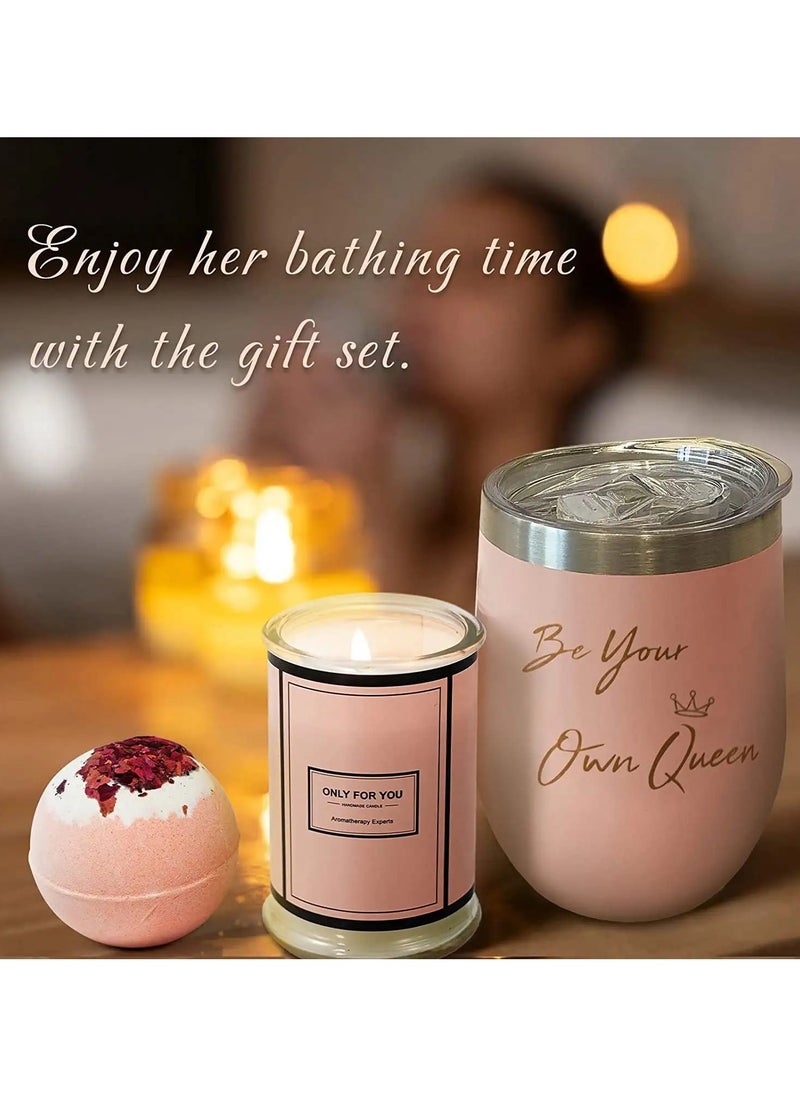 Remy Belle Gifts Basket for Women - Birthday Gift Box Set Contains 9 Items Inspirational Gift,Relaxing Spa Care Package for Women Friendship, Friend Gifts for Women  - Image 5