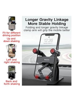 Yesido C90 Car Gravityt Mount Cell Phone Holder Vertical&Horizontal Gravity for iPhone 11/11Pro/11Pro Max/Xs X XR 6S 7 Plus 8 All  - Image 4