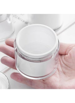 ECVV 15Ml Cream Jar Vacuum Bottle With Pump Refillable Travel Size Containers For Creams Lotions Sample Empty Makeup Cosmetic Jar Lotion Dispenser  - Image 4