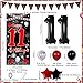 Pounira 11th Birthday Decorations for Boys Girls Happy 11th Birthday Decorations Boy Red Black 11 Year Old Birthday Door Banner Triangle Flag Large Number 11 Balloons Bday Party Decor for 11 birthday - Image 4