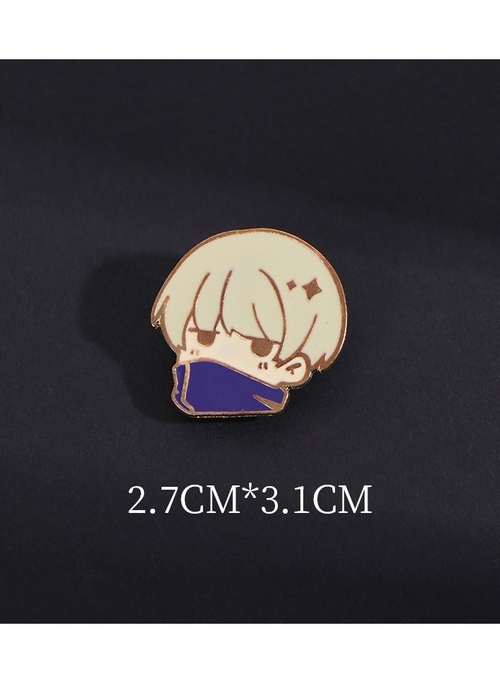 6-Piece/Set Badges Brooches Pins Anime Cartoon Figure Enamel Pin - Image 5