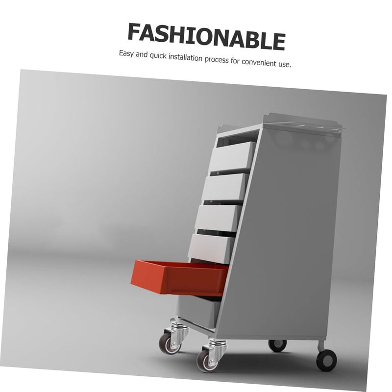 Heavy Duty Caster Wheels 4PCS Swivel TPE Quiet Smooth Movement Furniture Cabinet Replacement - Image 5