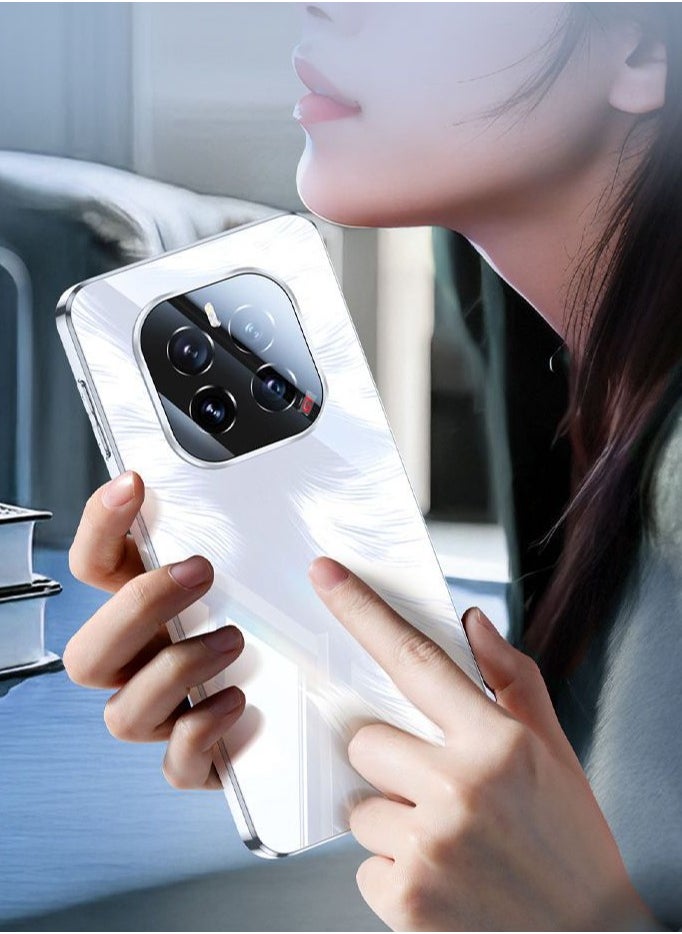 General New Feather-Yarn Glass Protective Case for Honor GT pro - Ultra-Thin Full-Coverage Minimalist Premium Design  - Image 4