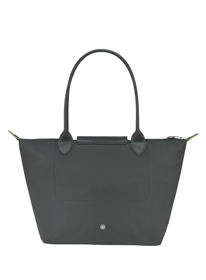 Longchamp Le Pliage Medium Graphite Grey Shoulder Strap  Women's Eco-Friendly Fashionable and Versatile Medium Cosmetic Bag, Handbag, Shoulder Bag - Image 4