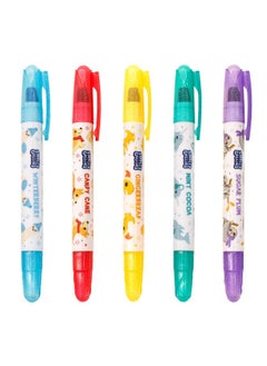 Scentco Holiday Smelly Gellies - Patented Gourmet Scented Glidewrite Glitter Gel Coloring Sticks, Crayons, Highlighters - 5 Count - Gifts For Kids, Stocking Stuffer  - Image 5