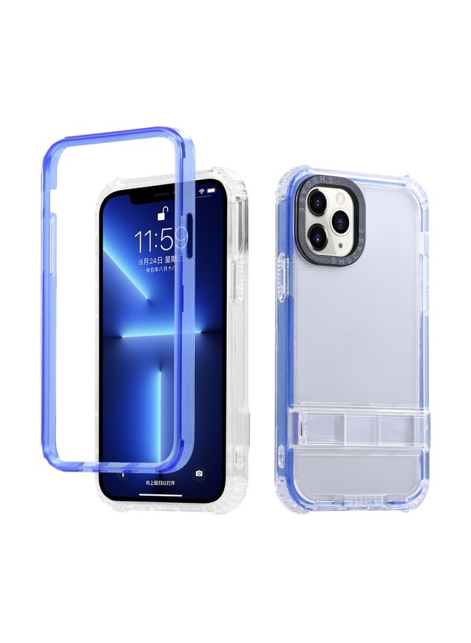 BGM Case Cover For iPhone 11 2 in 1 360 Invisible Holder Phone Case Dark Blue