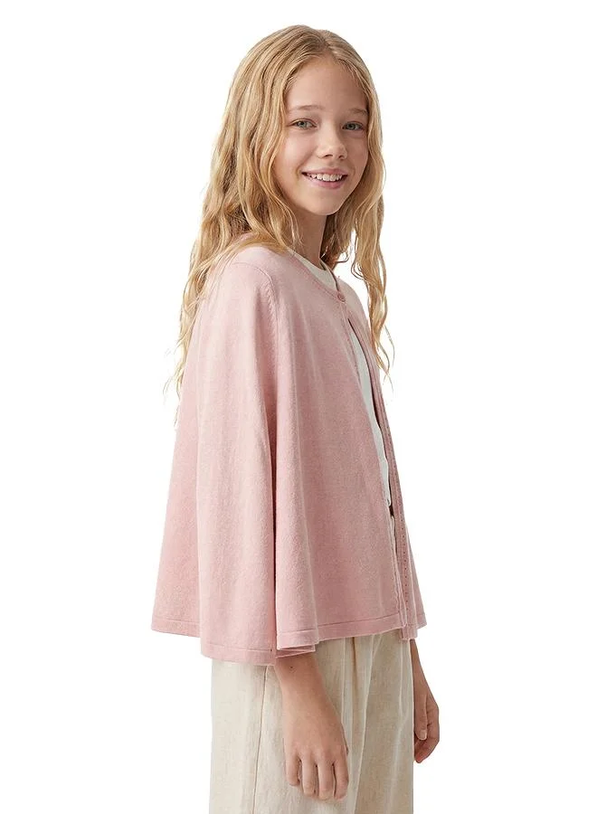 كوتون Knit Poncho Cape