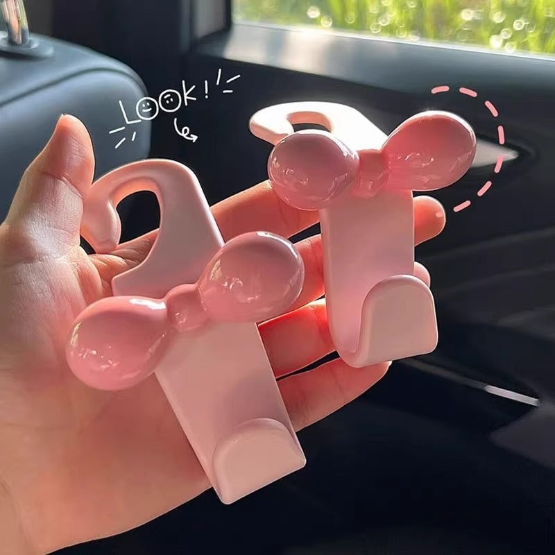 Car Hanging Hook with Bow Decoration - Image 2