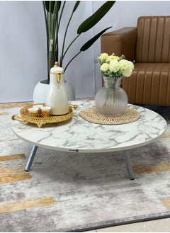 Living Foldable legs floor center table for living room, kitchen, meeting room, multi-functional coffee table  70CM  - Image 1