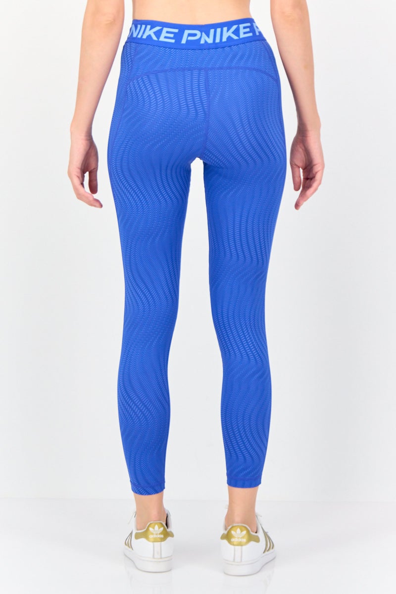 Nike Women Tight Fit Training Leggings, Blue - Image 3