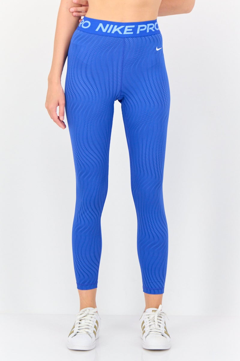 Nike Women Tight Fit Training Leggings, Blue - Image 1