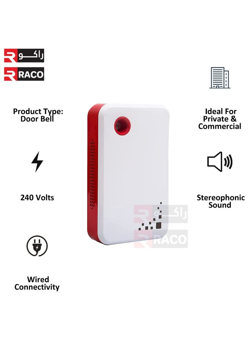 RACO RACO GM 4008-Strio Stereophonic Door Bell (Ding Dong) - Image 3