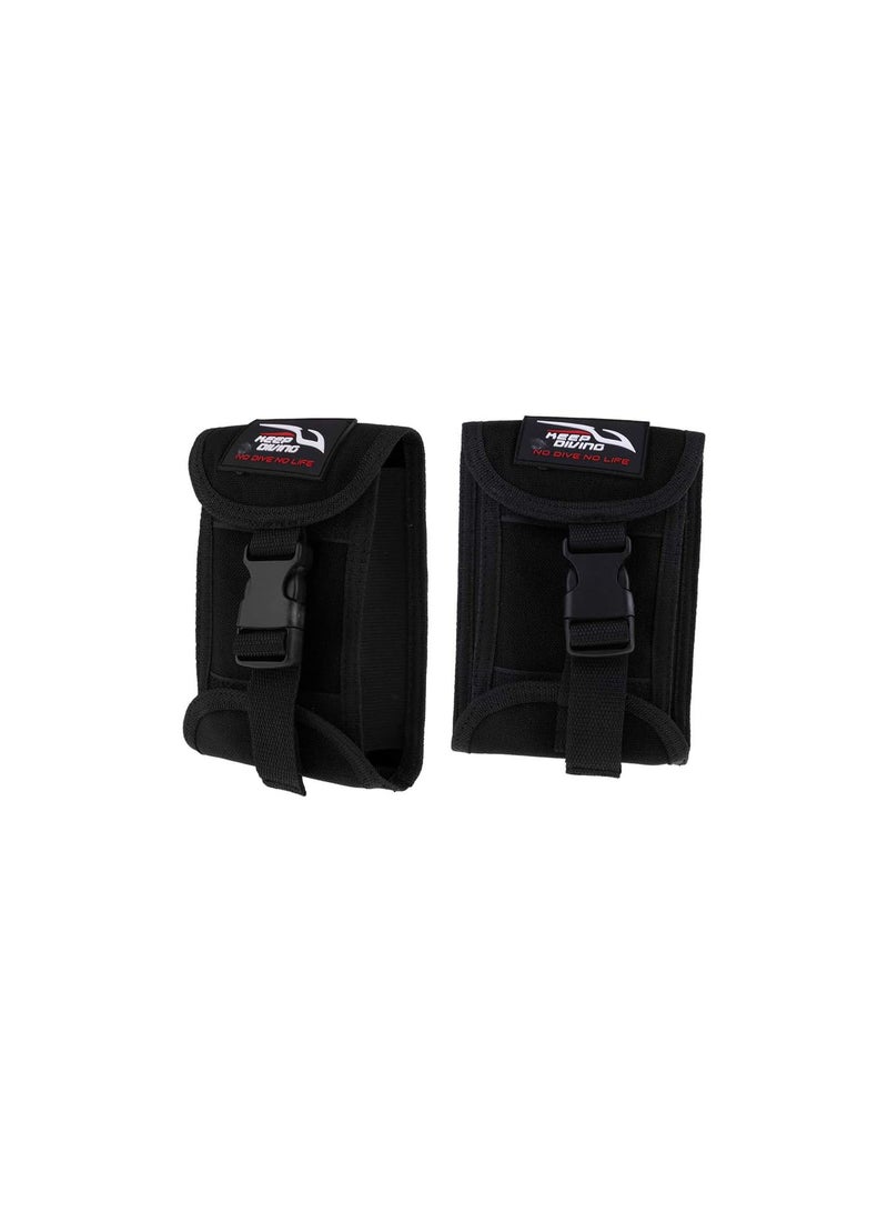 GGOOT 2 Pack Universal Scuba Dive Weight Belt Pocket Pouch with Buckle - Strong & Durable Nylon - Diving Snorkeling Weight Belt Spare Parts - Image 3