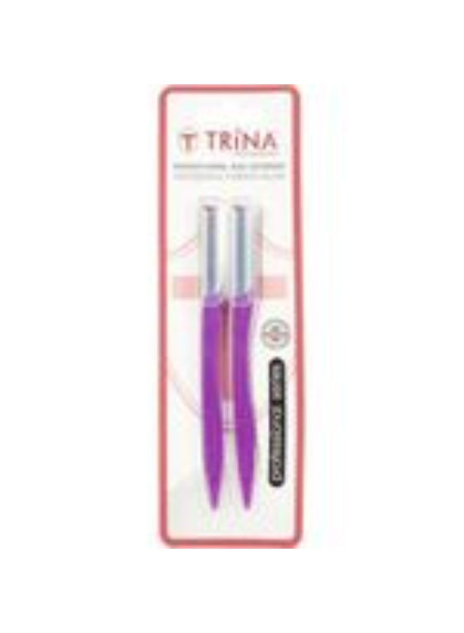 Trina Professional Facial Hair Removal Blades for Women, 2-Pack - Image 2