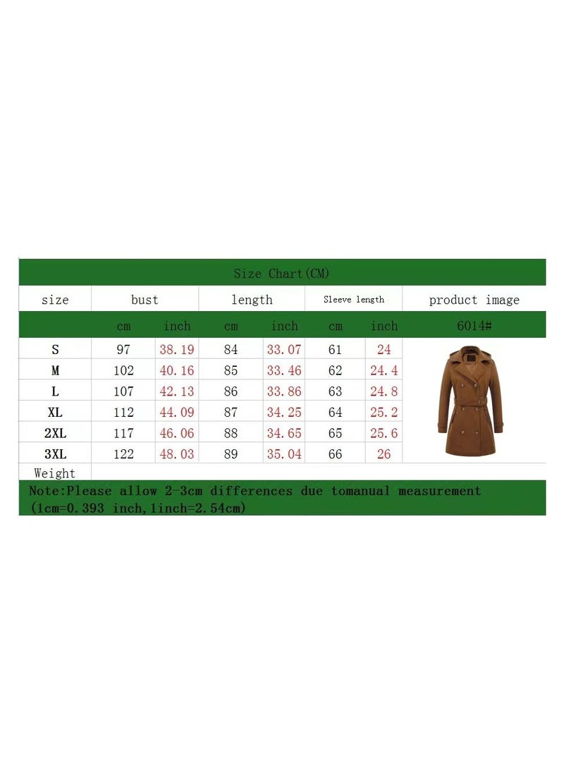Loquat - Squality Double Breasted Long Coat women Brown - Image 1