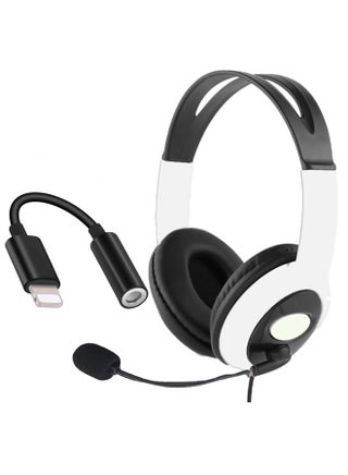 سماعة العاب الفيديو سلك مع ميكروفون مريحه و ادابتر متوافقه مع ايفون - pzsku/ZC4208188435F527C1A0DZ/45/_/1674302817/0c62acc9-ca7a-4677-a304-dd616fde3b14
