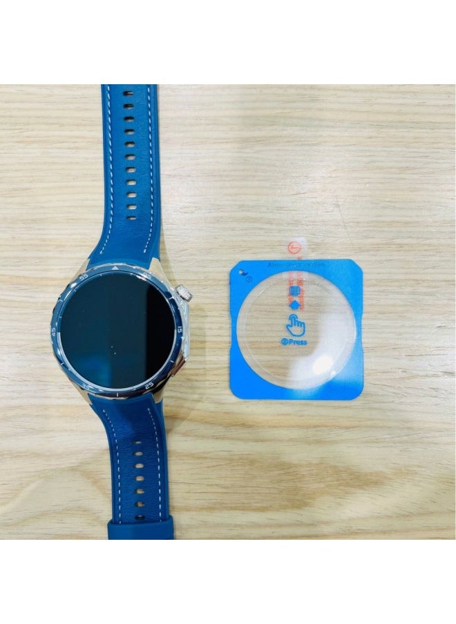 Generic - For OPPOwatchX2 Seconds Stickers Tempered Film Watch Protective Film Direct WatchX2 Dial Film-Color:Oppo Watch X2 [chengnan Glass  Special Explosion-proof] Ultra-clear 1 Piece  Comes With Instant Sticker Artifact - Image 1