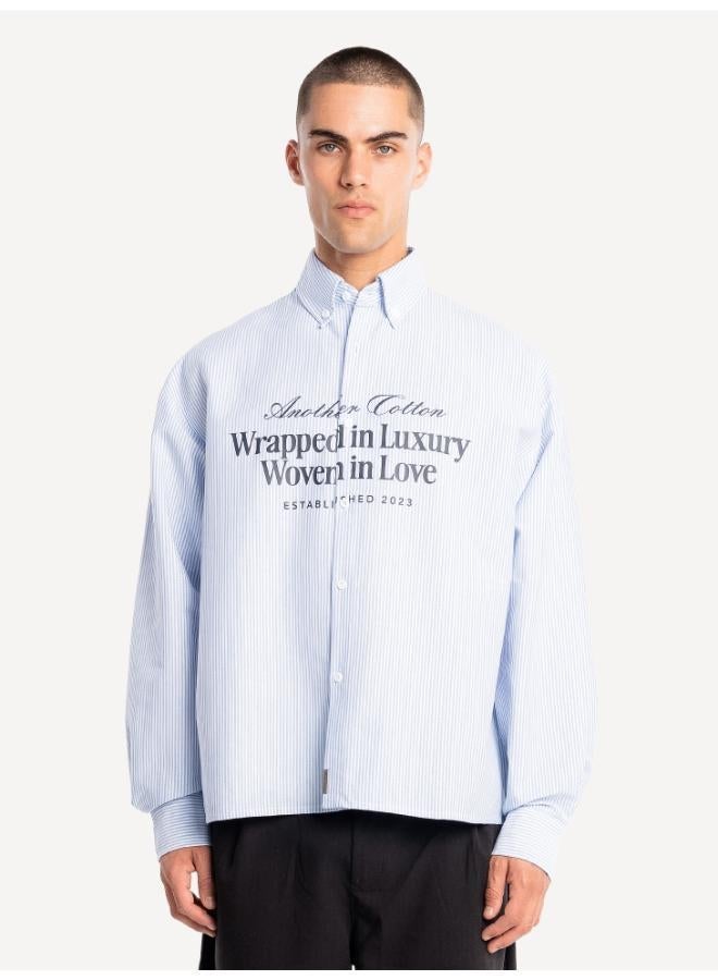 Another Cotton Lab Wrapped in Luxury Oxford Shirt - Image 1