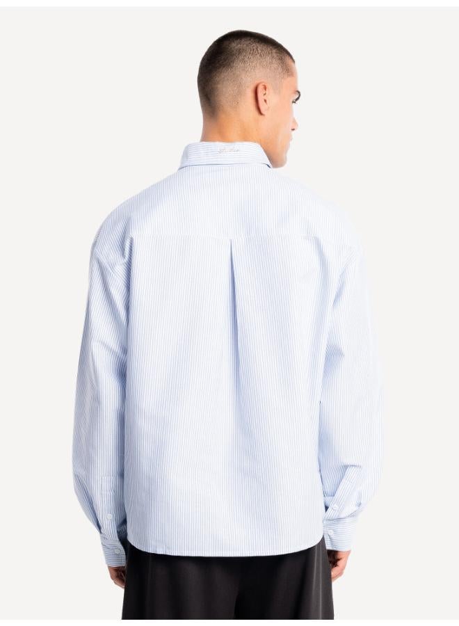 Another Cotton Lab Wrapped in Luxury Oxford Shirt - Image 2