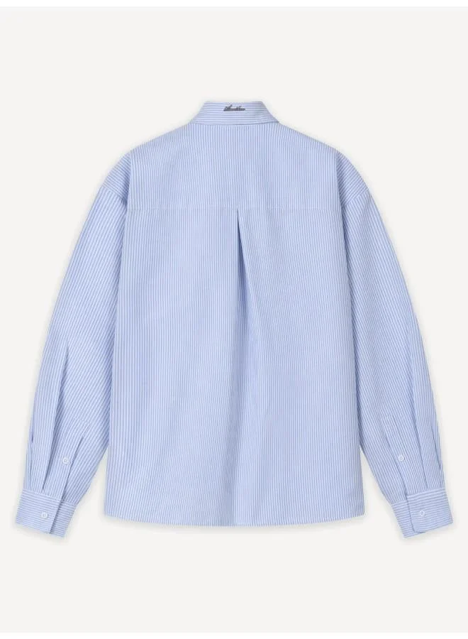 Another Cotton Lab Blue Wrapped in Luxury Oxford Shirt for Men | Best Price UAE