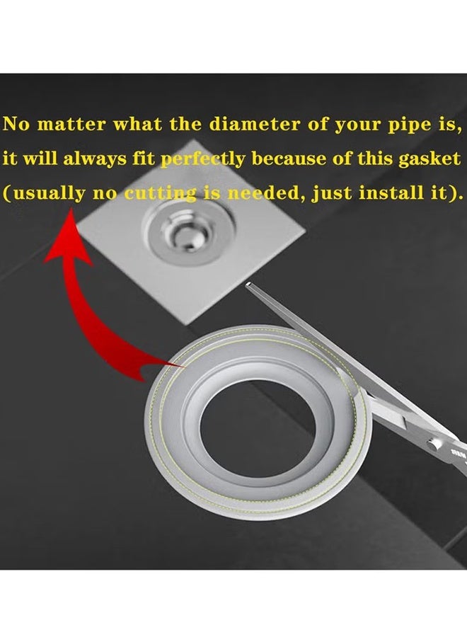 Happy D Shower Floor Drain Backflow Preventer Sewer Core Anti Odor Plug Drain Cover Stopper with Silicone Seal Suitable for Kitchen Bathroom Laundry Room Sink Tub and Shower Drain Protection - Image 5