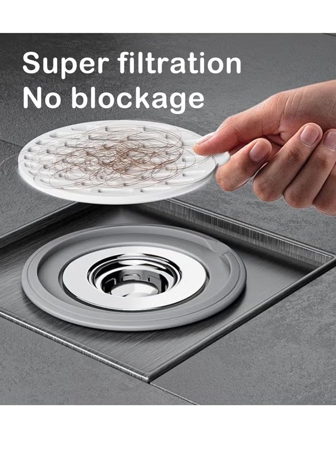 Happy D Shower Floor Drain Backflow Preventer Sewer Core Anti Odor Plug Drain Cover Stopper with Silicone Seal Suitable for Kitchen Bathroom Laundry Room Sink Tub and Shower Drain Protection - Image 3