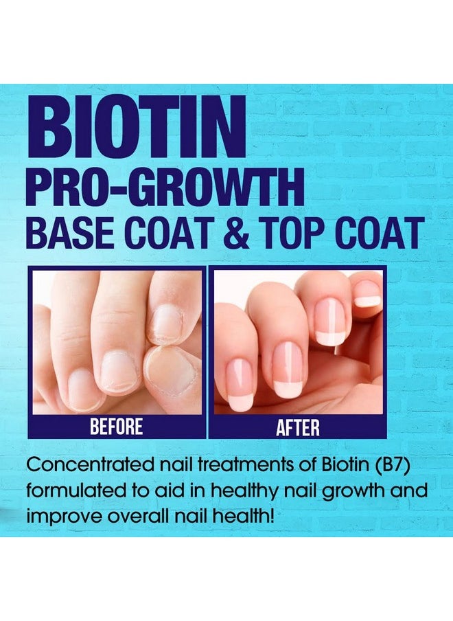 BARIELLE Biotin Progrowth Base Coat & Top Coat Collection 2Pc Set  - Image 2