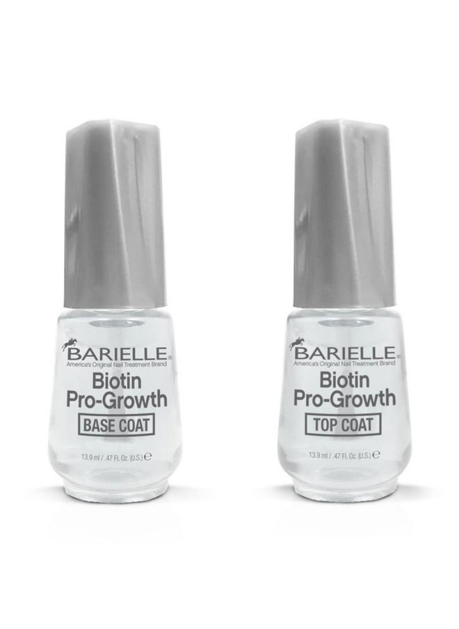 BARIELLE Biotin Progrowth Base Coat & Top Coat Collection 2Pc Set  - Image 1