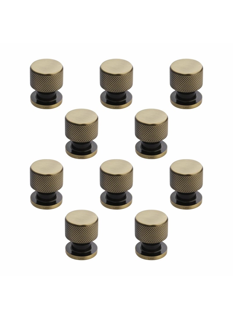LAPO LAPO 10 Pack Aluminum Drawer KnobCabinet Knobs Drawer Pulls Sleek Antique Finish Perfect for Home Office Drawers Pack of 10 