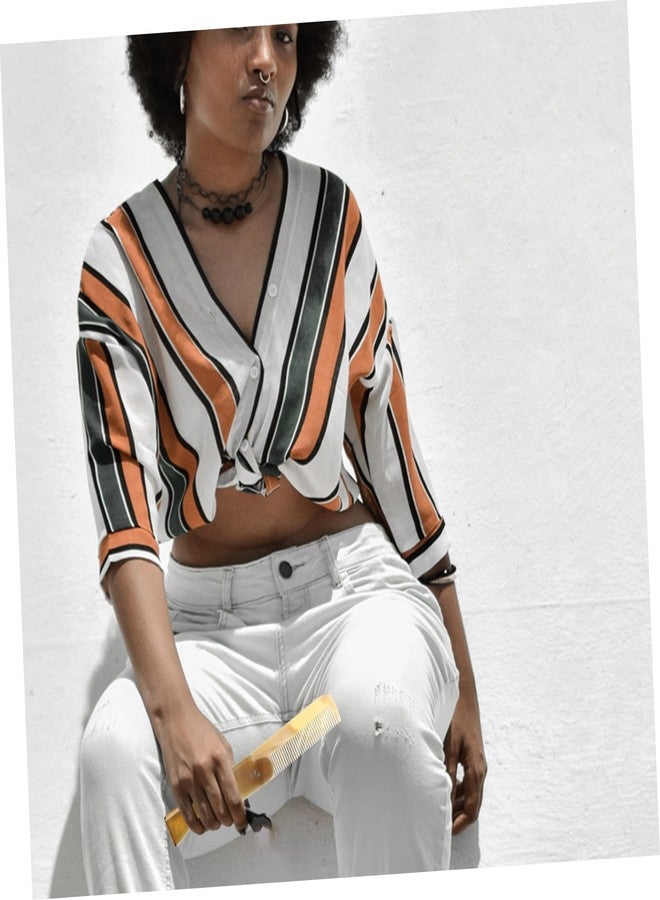 Minkissy Folding Comb Beard Comb Portable Pocket Comb Ox Horn Comb Hair Comb Mustache Comb for Father Husband Boyfriend - Image 4