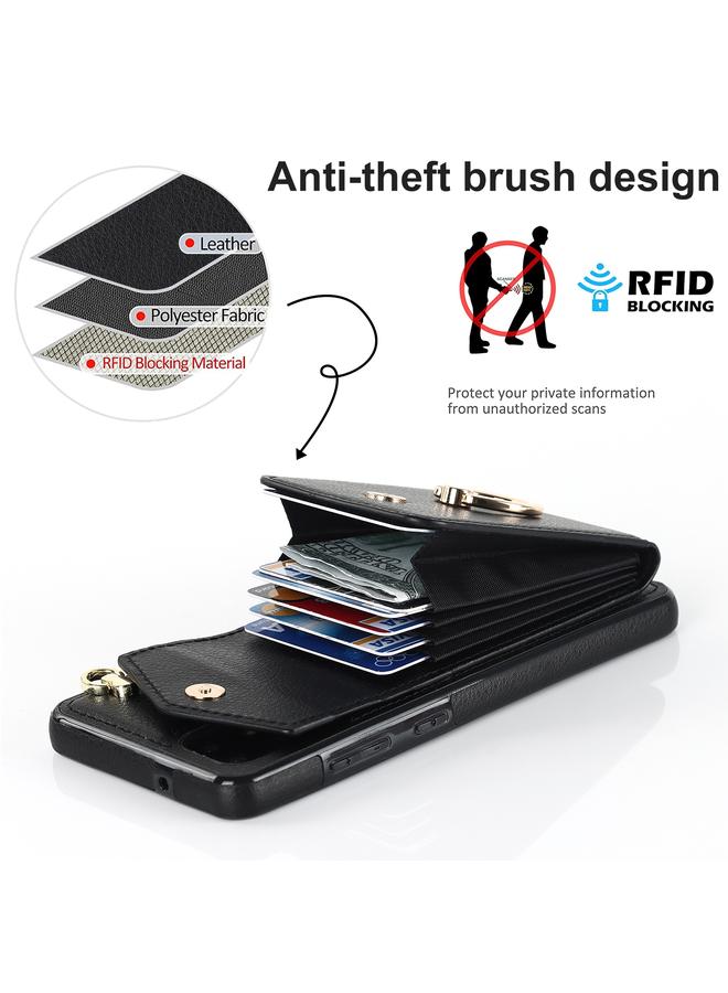 S-TOP Case For Samsung Galaxy S20 Ring Holder RFID Card Slot Phone Case - Image 4