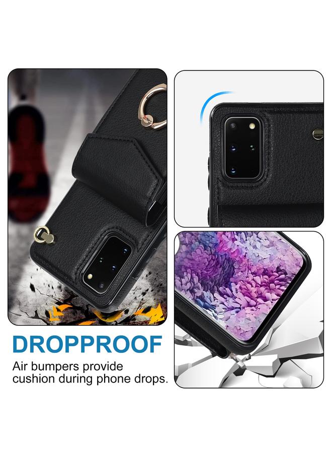 S-TOP Case For Samsung Galaxy S20 Ring Holder RFID Card Slot Phone Case - Image 5