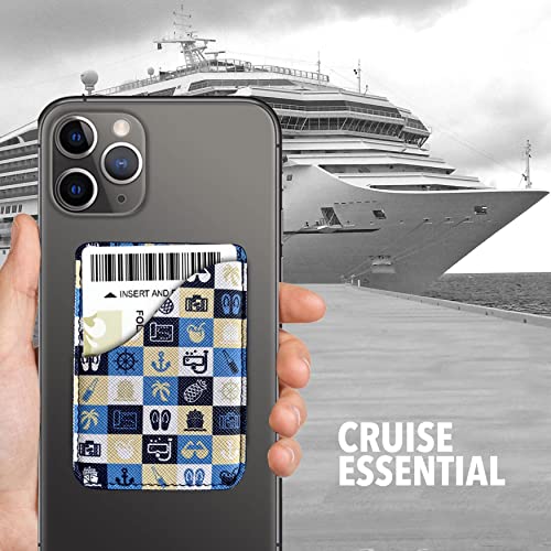 Cruise On Cruise Card Holder Phone Pouch Wallet for Ship ID Key Cards Cruise Essential 2025 & 2026 - Image 2