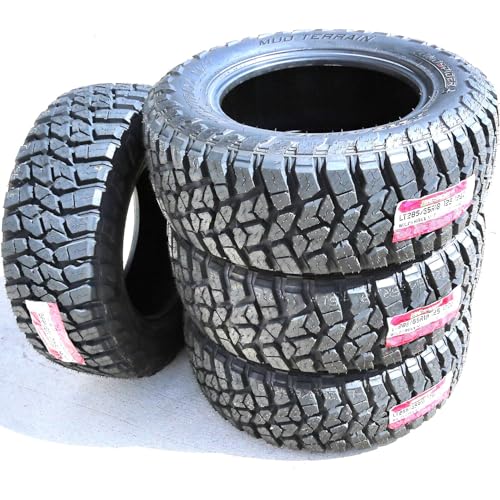 LANDSPIDER Set of 4 (FOUR) Landspider Wildtraxx M/T Mud Off-Road Light Truck Radial Tires-LT285/65R18 285/65/18 285/65-18 125/122Q Load Range E LRE 10-Ply RBL Raised Black Letters - Image 1