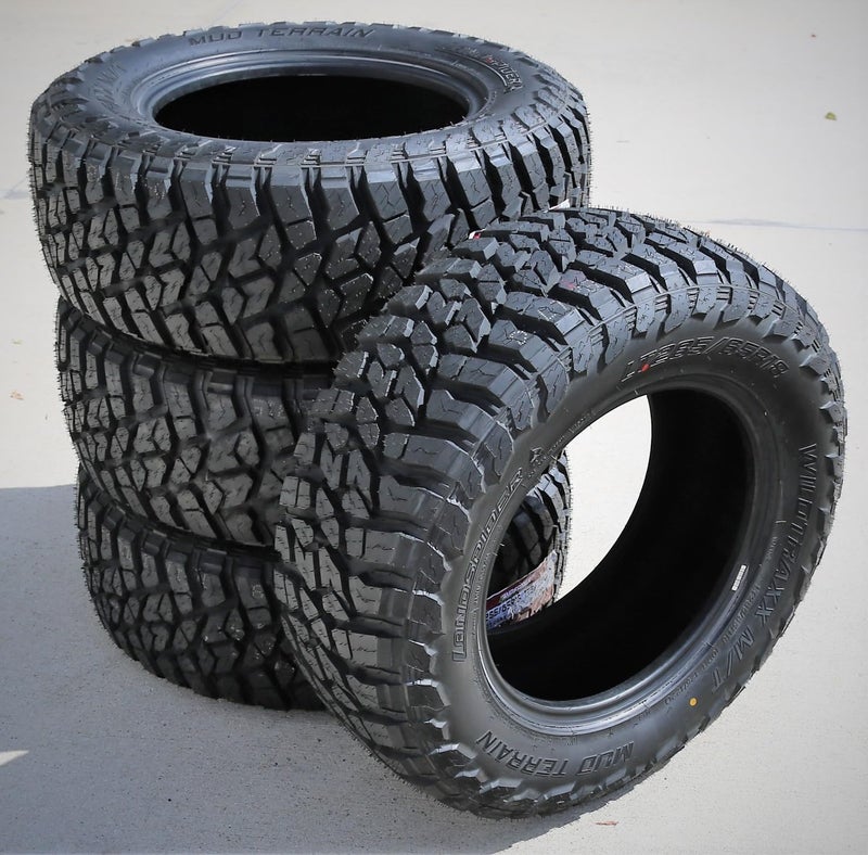 LANDSPIDER Set of 4 (FOUR) Landspider Wildtraxx M/T Mud Off-Road Light Truck Radial Tires-LT285/65R18 285/65/18 285/65-18 125/122Q Load Range E LRE 10-Ply RBL Raised Black Letters - Image 4