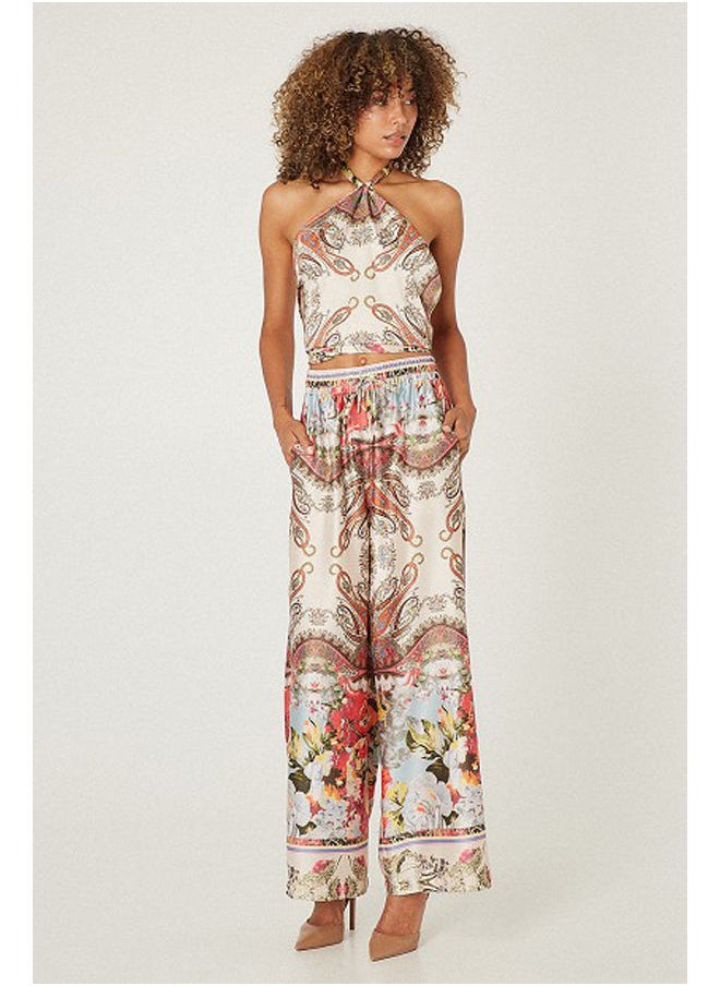 BSB - Satin printed crop top - Image 1