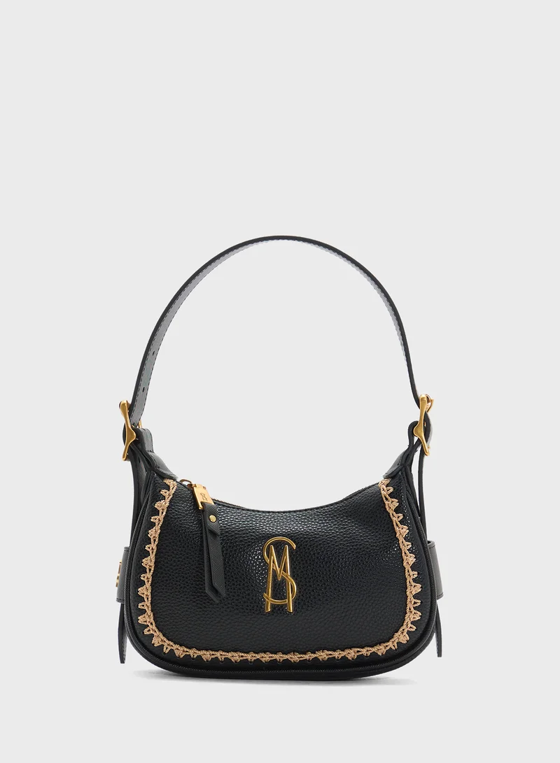 ستيف مادن Belia Top Handle Logo Satchel Bag